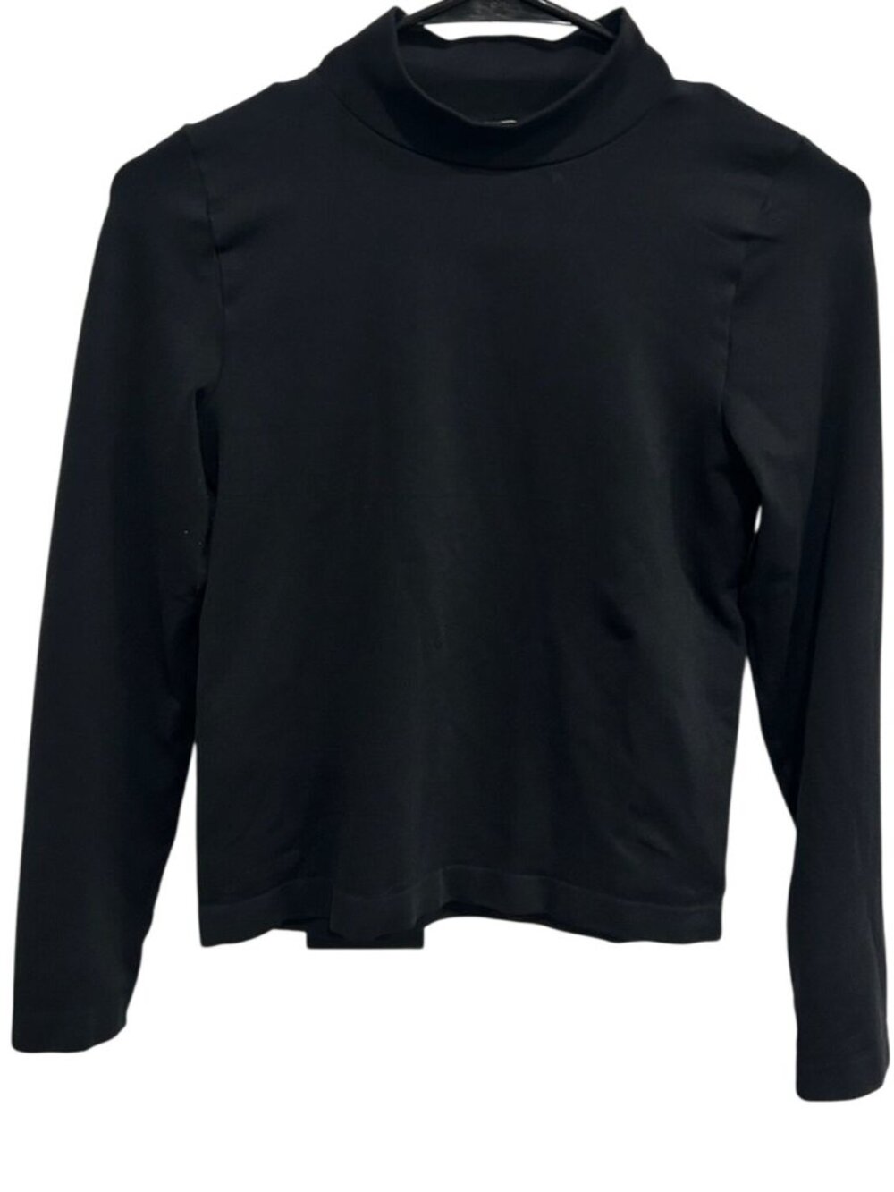 Dynamic Style 9008 One Size Black Long Sleeve Turtleneck Minimalist Clean Girl
